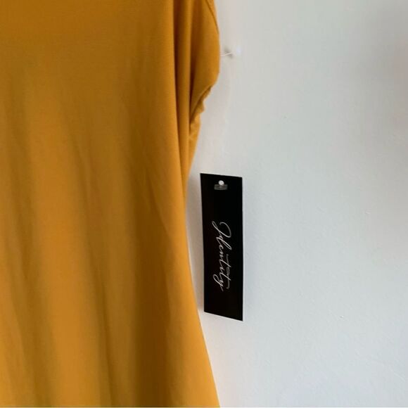 RUCHED MIDI DRESS - Picture 10 of 14